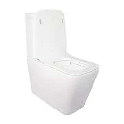 Унітаз-компакт Qtap Crow безободковий з сидінням Soft-close QT05222170W - мініатюра 2