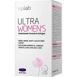 Мультивитаминный комплекс Vplab Ultra Women’s 90 мягких капсул