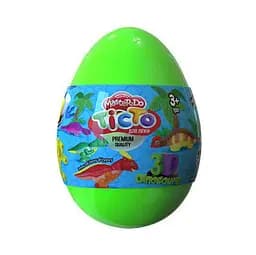 Набор креативного творчества "Тесто для лепки Master Do" Dinosaurs EGGS ТМD-08-01U Зеленый