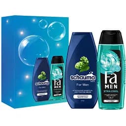 Набір для чоловіків: Шампунь Schauma 250 мл та Гель для душу Fa 250 мл