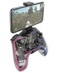 Геймпад Havit G180BT RGB бездротовий Bluetooth 5.0 вібрація 800 mAh кріплення для телефону Transparent - мініатюра 3