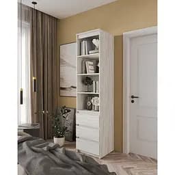 Пенал открытый с шухлядами Moreli T-219 500x2117x498 мм Бетон (mo-t219-beton)