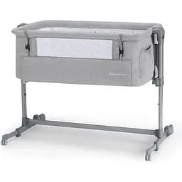 Приставне ліжечко-люлька Kinderkraft Neste Up Grey Light Melange світло-сіре (00000027309) - мініатюра 2