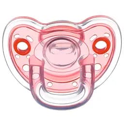 Пустушка силіконова Bebe Confort Natura Physio, анатомічна, 18-36 міс., червона (3104201260)