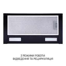Витяжка телескопічна Minola HTL 6615 BL 1000 LED - мініатюра 4