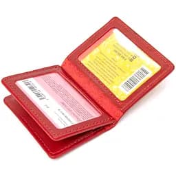 Жіноча шкіряна обкладинка для автодокументів GRANDE PELLE 10х8х1 см acs0018515 - мініатюра 4