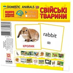 Картки міні Зірка Домашні тварини 11х11 см (286283)