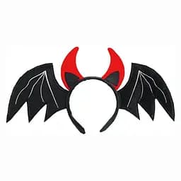 Рожки с крыльями на обруче