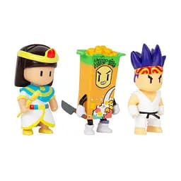 Набор коллекционных фигурок Stumble Guys Сэнсэй Фаерфист, Клеопатра, Киллер 3 шт. х 6 см (SG2020-4)