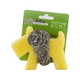 Губка кухонная для очистки Martini Spa Sponge Dog With Inox Spiral (7102H00)