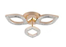 Люстра светодиодная акриловая Sirius 2721/3 GD 30W x 2