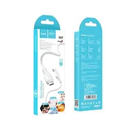 Кабель Hoco Micro USB Nano silicone charging data cable X67 1 м 2.4A - мініатюра 2