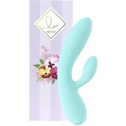 Вибратор-кролик FeelzToys Lea 20.2 см голубой