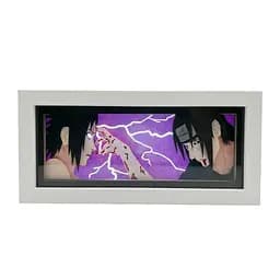 Світильник нічник 3D Наруто Ітачі та Саске Naruto Itachi and Sasuke 20 см NL3D N IS