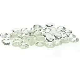 Скляні плоскі камінці Happet прозорі OS16, 0.3 кг