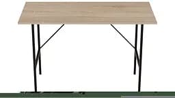 Стіл письмовий Line Тайм Ferrum-decor 750x1200x600 Чорний метал ДСП Дуб Сонома 16 мм (FRD-104888) - мініатюра 4