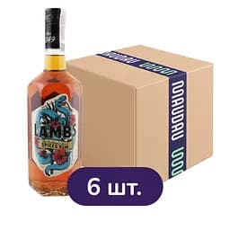 Упаковка ромового напою Lamb's Spiced 30% 4.2 л (0.7 л х 6 шт.)