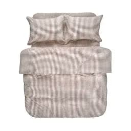 Постельное белье Lotus Home - Checked Gingham кофе семейный