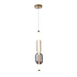 Светильник підвісний LED Levistella 788P68156 AB+SM, 7W, 4000K, скло, сучасний стиль для вітальні - мініатюра 2