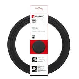 Кришка універсальна скляна з силіконовим обідком Bergner Univer 16-18-20 см (BG-2708) - мініатюра 4