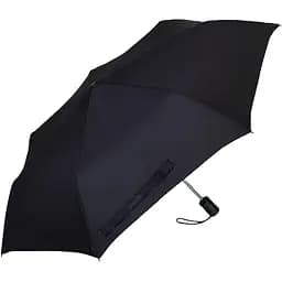 Чоловіча складана парасолька повний автомат Happy Rain 96 см чорна