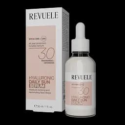 Сироватка для обличчя SPF30 hyaluronic daily sun Revuele 30 мл