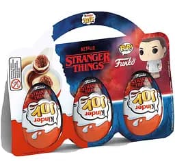 Шоколадне яйце Kinder Joy Funko Netflix Stranger Things 3 шт. 60 г