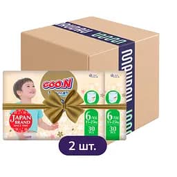 Упаковка трусиков-подгузников для детей Goo.N Premium Soft размер 6 (XXL) 15-25 кг 120 шт. (60 шт. х 2 шт.)