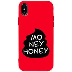 Чохол-накладка Toto Matt TPU 2 mm Print Case Apple iPhone X/XS #43 Moneyhoney Red