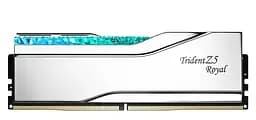 Модуль памяти DDR5 16GB G.Skill 6400MHz Trident Z5 Royal XMP (F5-6400J3239G16GX2-TR5S) (F5-6400J3239G16GX2-TR5S(1 of 2)) Б/у