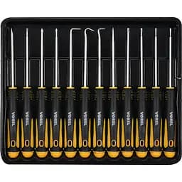 Набір викруток Vorel і гачків прецизійних 12 шт. (64555)