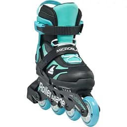 Ролики Rollerblade Microblade 28-32 Чорний-Бірюзовий - мініатюра 7