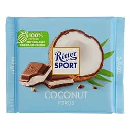 Шоколад молочний Ritter Sport з кокосово-молочним кремом 100 г (593197)