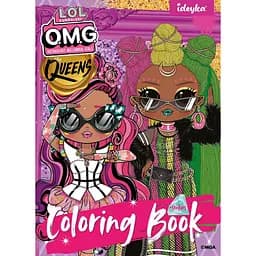 Детская книга-раскраска L.O.L O.M.G. Queens 2 LCB15 со стикерами
