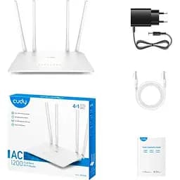 Маршрутизатор Cudy WR1200, AC1200 Wi-Fi Router (WR1200)