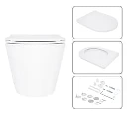 Набір Q-tap Nest 4 в 1 підвісний унітаз Swan Ultra Quiet 520x360x320 + комплект інсталяції QT16335180W48188 - мініатюра 6