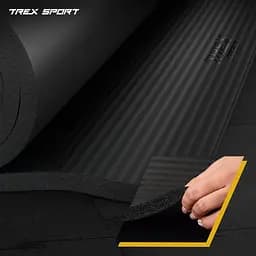 Коврик для йоги Trex Sport TX-029NGM NBR 2см 190х80 чорний - мініатюра 3