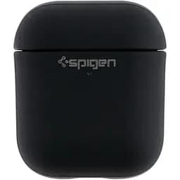 Футляр с нейлоновым шнурком Spigen Leather Armor Airpods 1/Airpods 2 Black (35259_3345589)