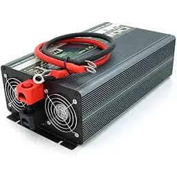 Інвертор напруги Demuda DMDPSW-2000W, 12V/220V, 2000W з правильною синусоїдою, 2 універсальні розетки, 2 USB, Rj 45, клемні дроти, Q4 - мініатюра 2