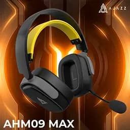 Ігрові навушники Ajazz AHM09 MAX Black/Gray/Yellow (AHM09-MAX-BGY) [161111] - мініатюра 10