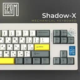 Клавіатура Epomaker Shadow-X Wisteria Linear Switch White (SHX-W-WL) [125688] - мініатюра 3