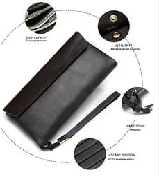 Клатч унісекс 14903 Vintage коричневий - мініатюра 3