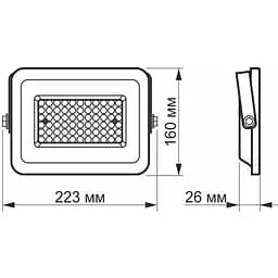 Прожектор Videx LED F2e 50W 5000K (VL-F2e-505W) - мініатюра 4