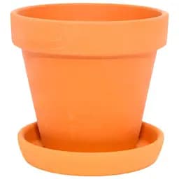 Горшок Elsa Dafna 1.25 л с подставкой терракотовый (dafna-125-ter)