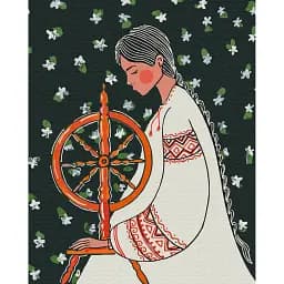 Картина по номерам Brushme Прядь жизни © ANNART 40x50 см