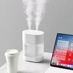 Зволожувач повітря акумуляторний XiaomiMeowPower Dual Xiaomist HuXiaomidifier 4000mAh 1L X1 White - мініатюра 6