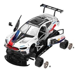 Машинка конструктор на керуванні BMW M8 GTE білий RASTAR 1:18 - мініатюра 3