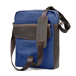 Чоловіча шкіряна сумка через плече TARWA 32х27х8 см sum0025738