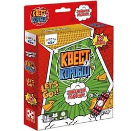 Настільна гра "Квест у коробці Комікс" Vladi Toys VT5902-04 інструкція 12 карток з завданнями