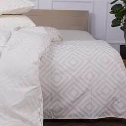 Простыня MirSon Ranforce Elite 17-0623 Geometry Creamy 240х220 см (2200008197995)